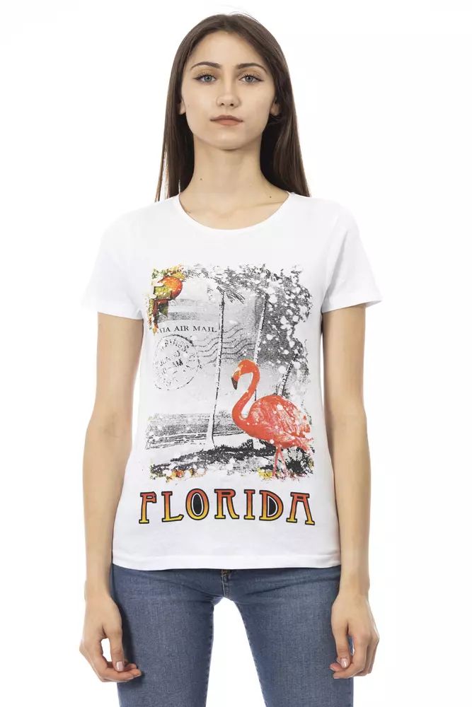 Florida-Flamingo-Grafik-T-Shirt Image