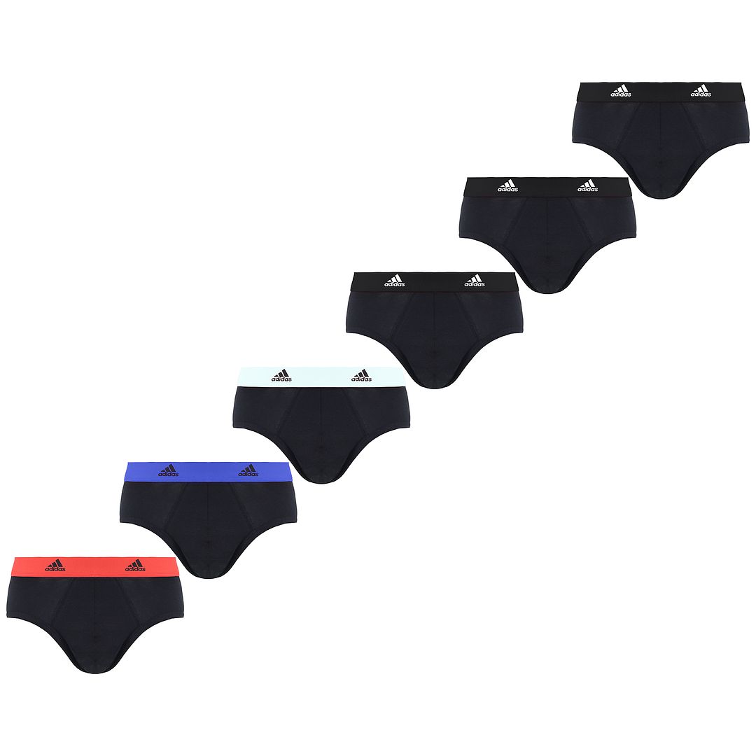 Adidas 6-Pack Active Flex Cotton Herren Multicolored Unterwäsche Image