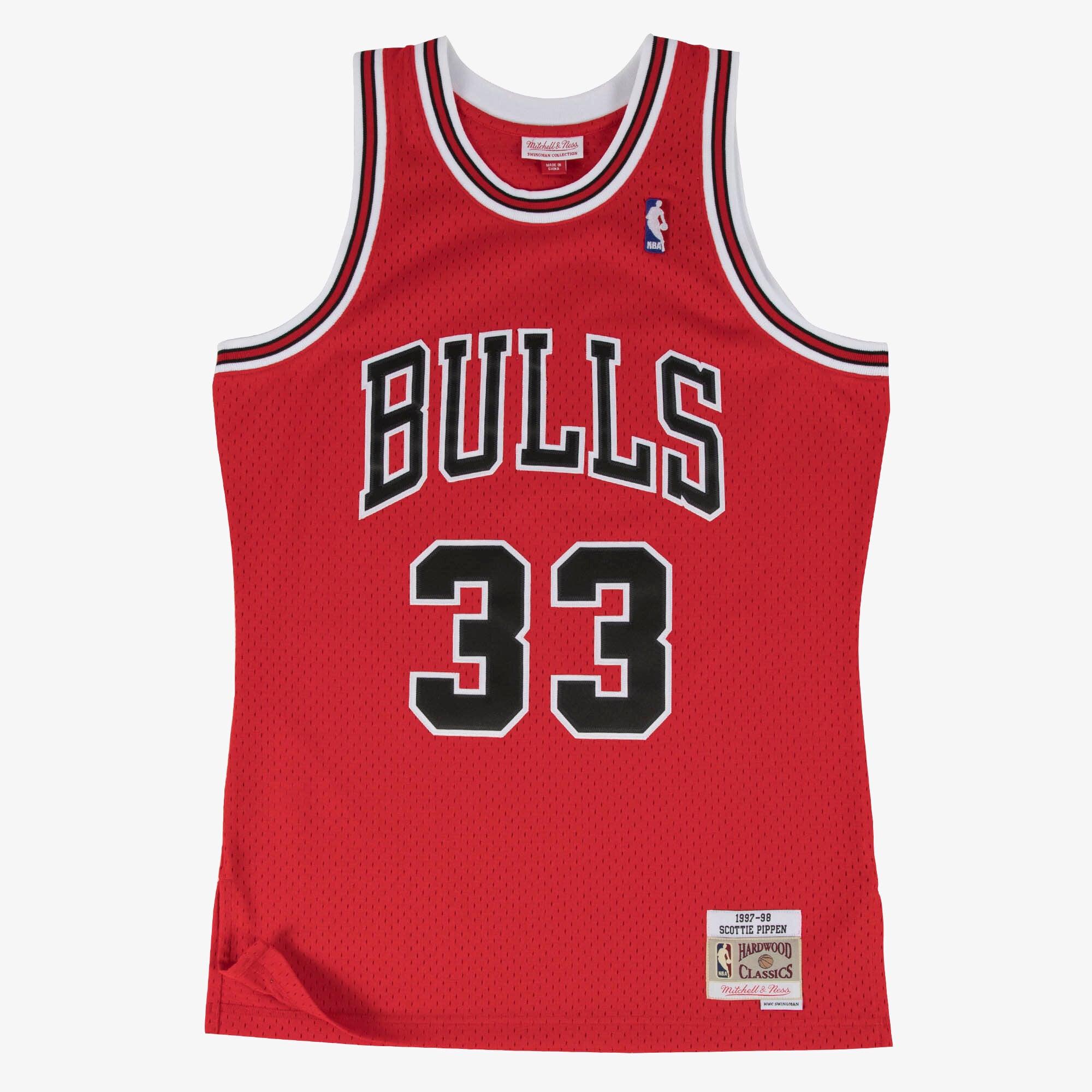 Maillot Swingman Extérieur Chicago Bulls 1997 Mitchell & Ness – Rouge – Scottie Pippen - Homme Taille: M
