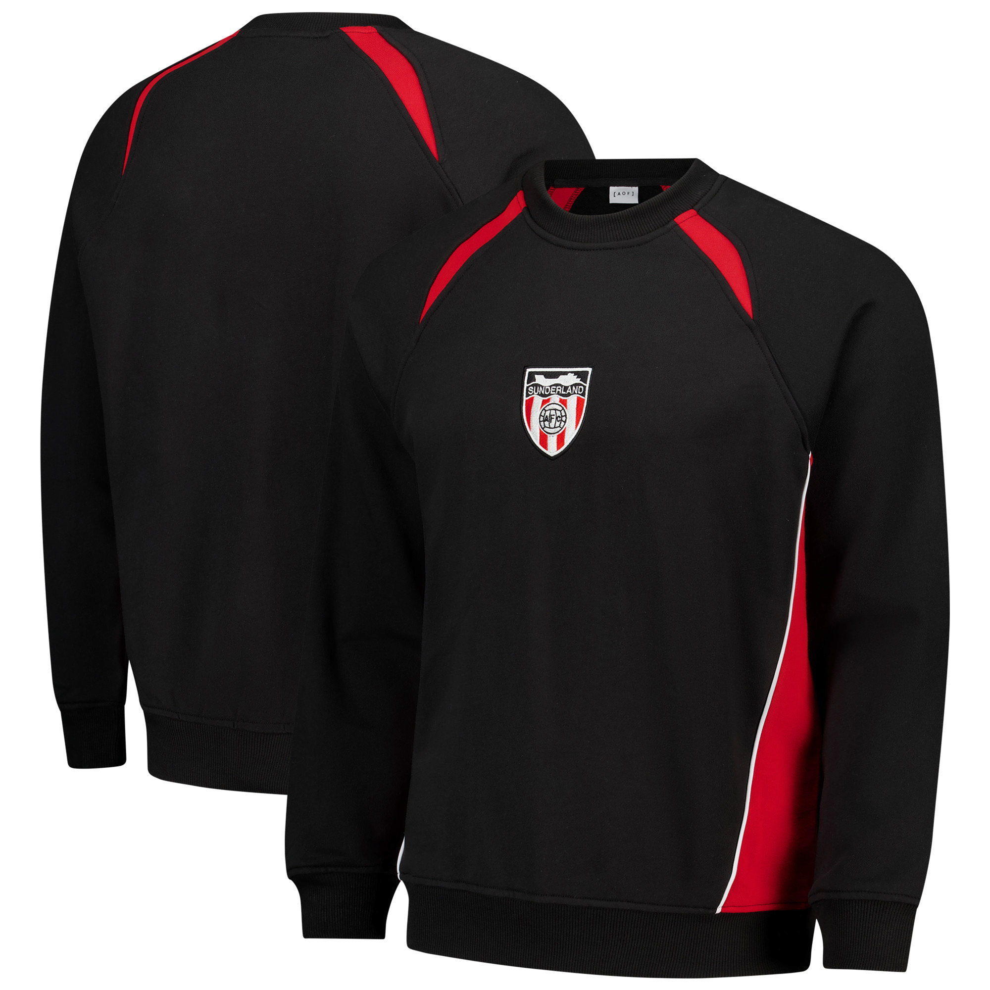 Sunderland x Art of Football 90er-Jahre-Panel-Sweatshirt – Schwarz – Unisex Image