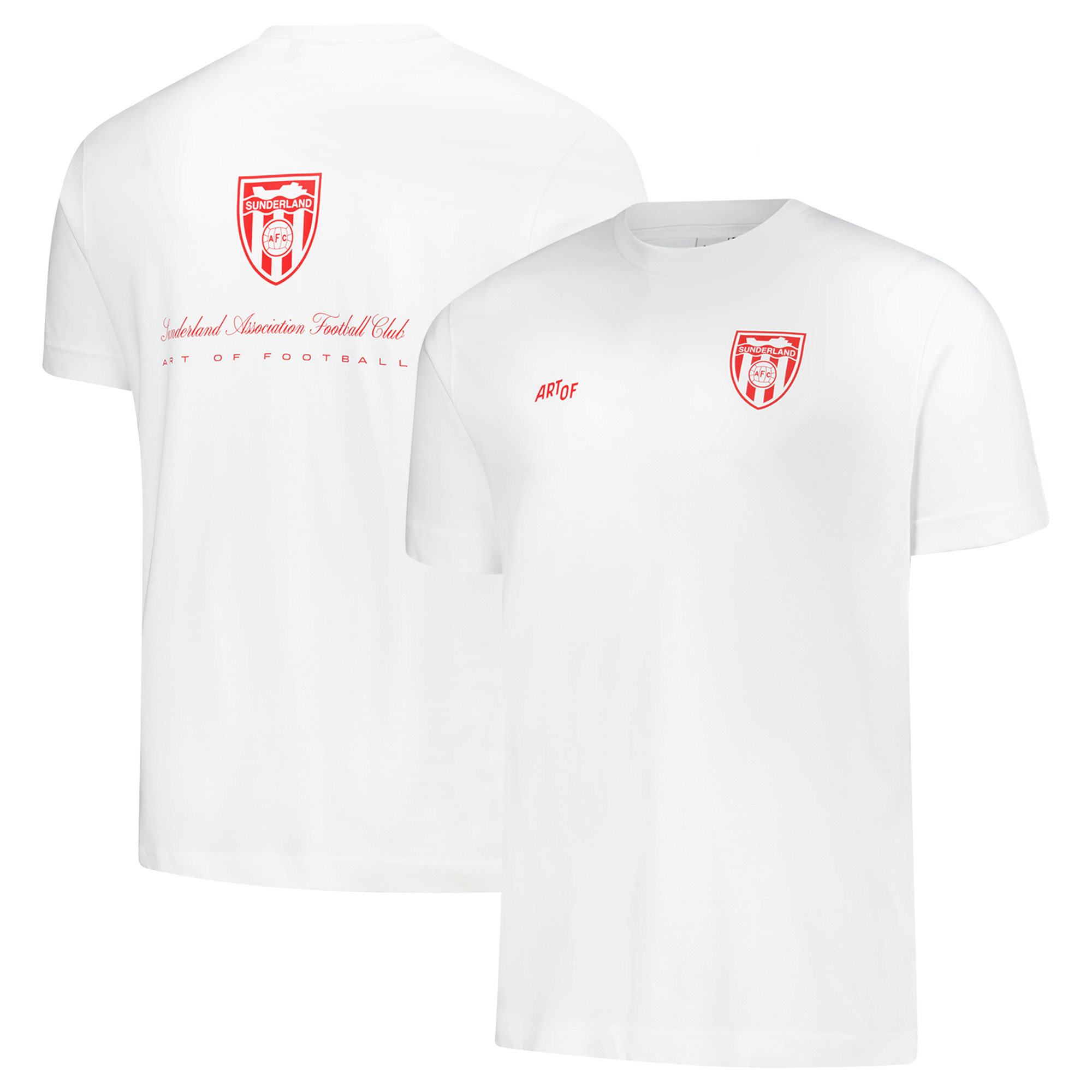 Sunderland x Art of Football T-Shirt mit Label-Print – Weiß – Unisex Image