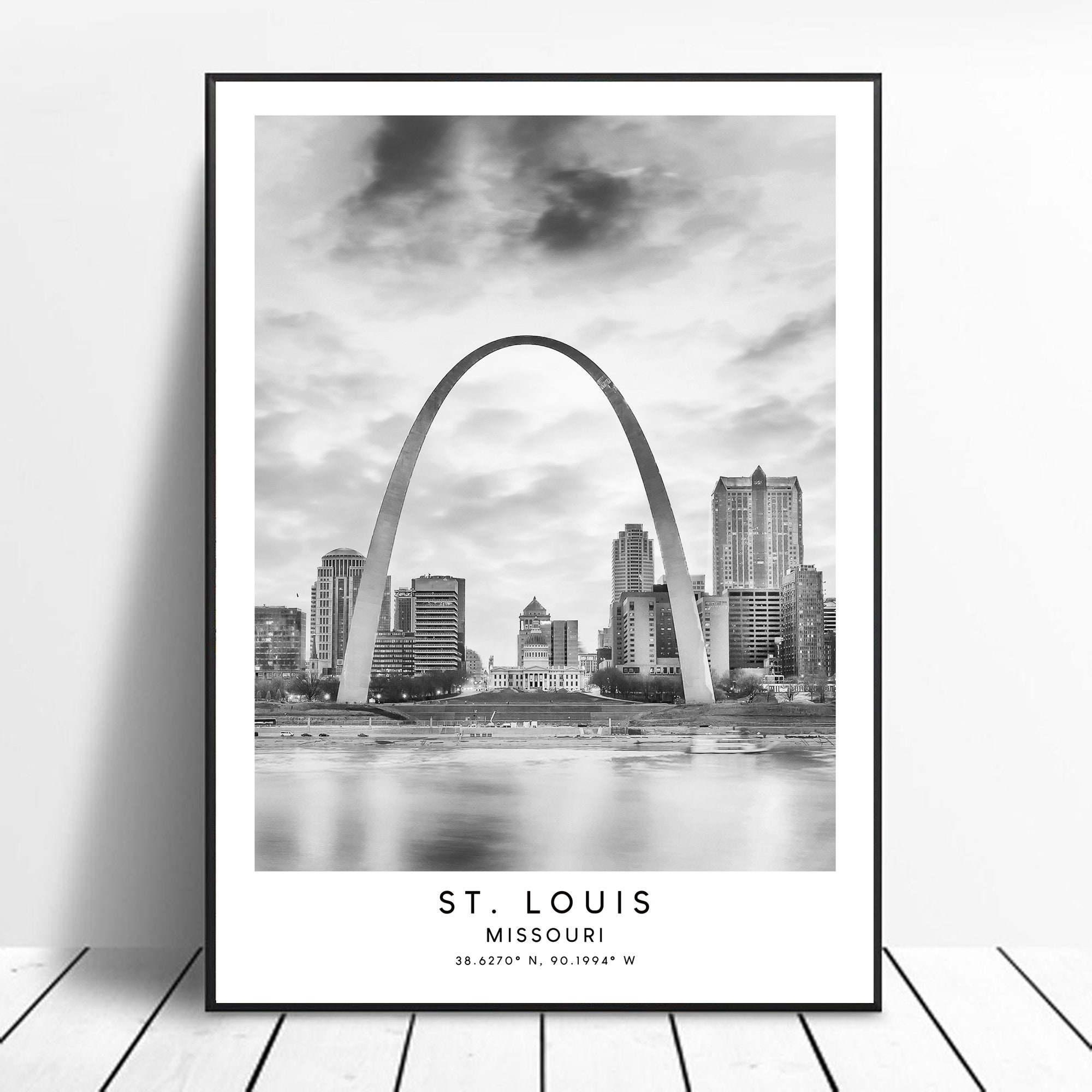St Louis Missouri Stampa St Louis Wall Art St Louis Wall Print St. Louis Poster Minimalista St Louis Travel Print St Louis Art Stampa Gift Art