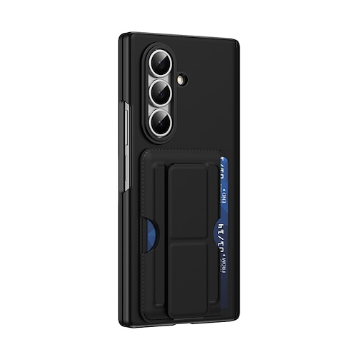 Handy Hülle Handyhüllen Für Samsung Galaxy Z Fold 7 Z Fold 6 Z Fold 5 Brieftaschenhülle Mit Ständer Vollschutz Stoßfest Retro PU-Leder Image