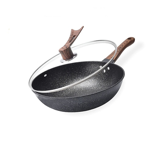 Haushaltskochtopf, ölfreie, rauchfeste Bratpfanne, Induktionsherdpfanne, allgemeine Antihaftpfanne Image