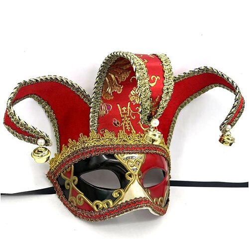 Venezianische Maske, Halbmaske, Karnevalsmaske, Halbgesichtsmaske, Maske für Erwachsene und Frauen, Karnevalsmaske, Mardi-Gras-Party, Karneval von Venedig, einfache Halloween-Maske Image