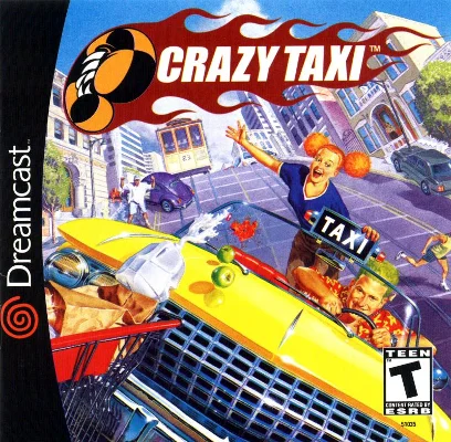 Dreamcast Crazy taxi With Manual Copy Disc Game Unlock DC Game Console Retro Video Game Direct Reading Game