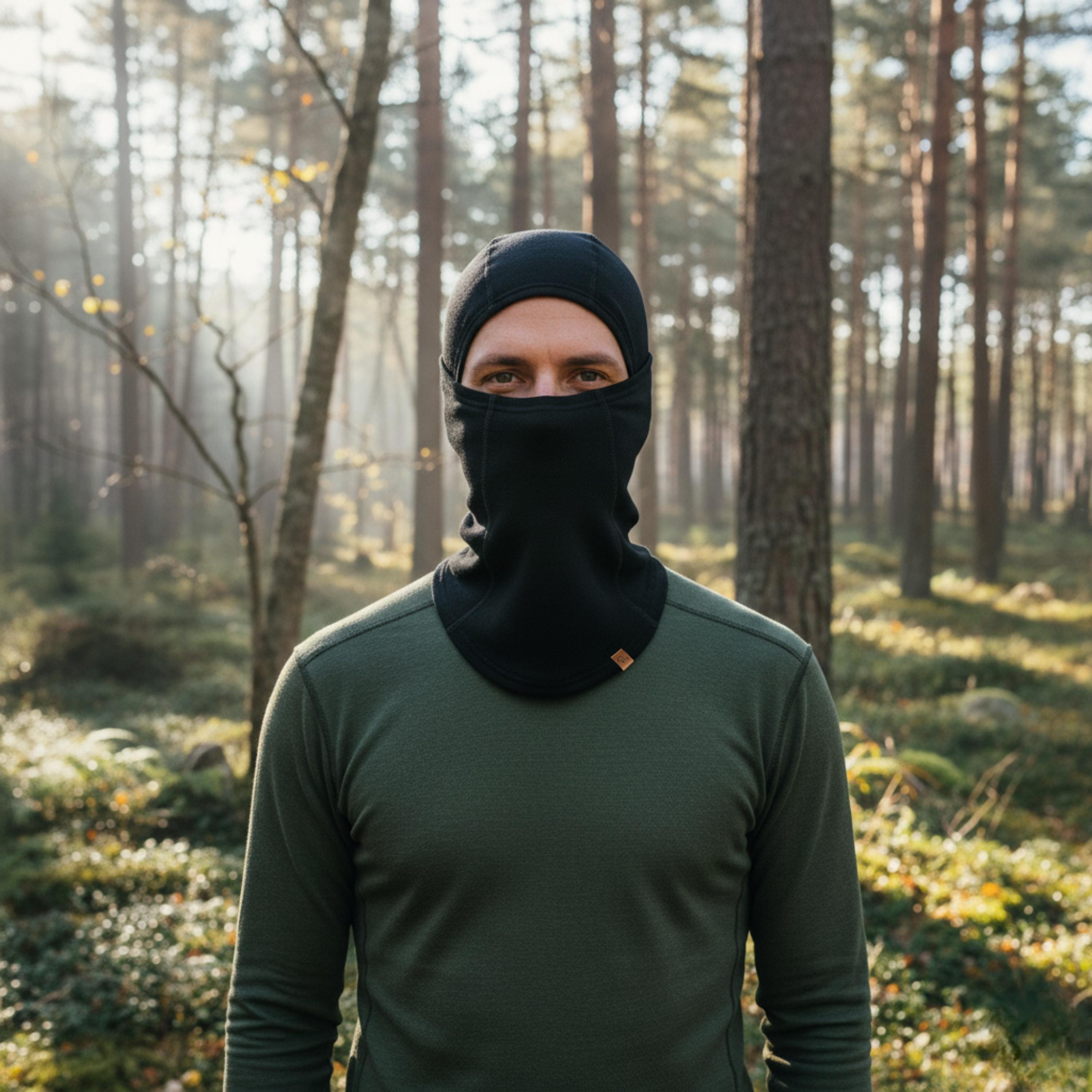 Balaclava unisex in lana merino 100%, passamontagna, passamontagna in lana, maschera nera, passamontagna invernale, maschera da sci, maschera in merin