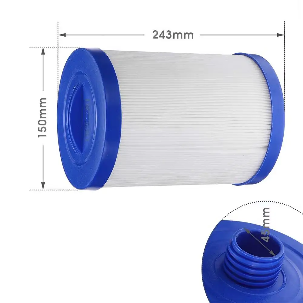 243X150mm Whirlpoolfilter für PWW50 6CH-940 Whirlpool Element Filterwanne Schwimmbadzubehör Image