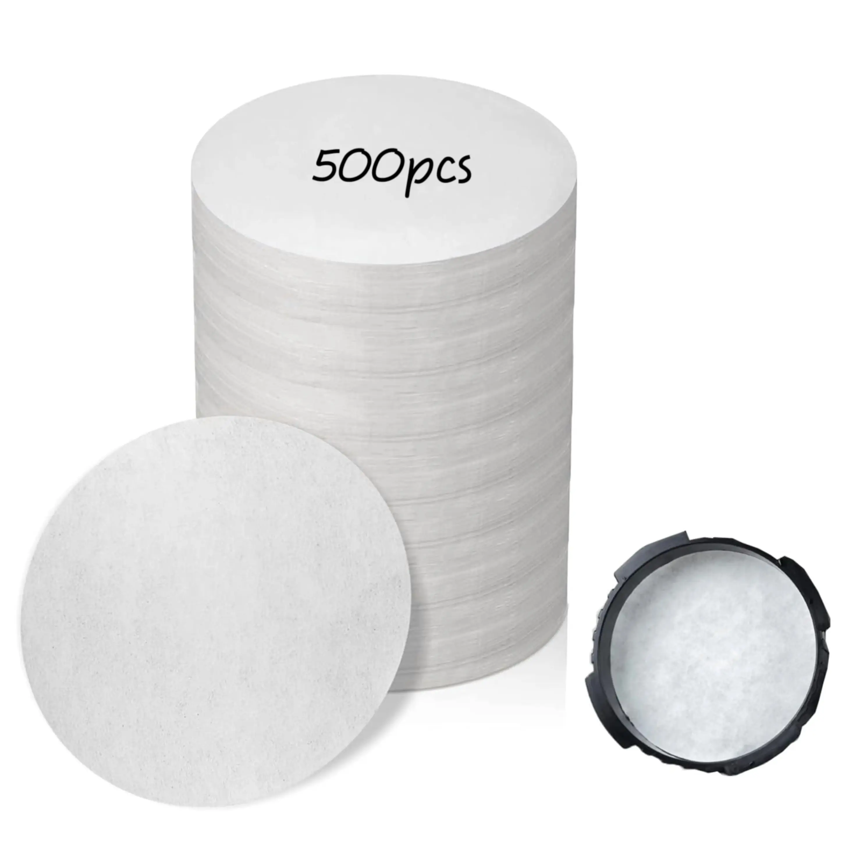 Runde Kaffeefilter, kompatibel mit Aeropress Kaffeemaschine Bialetti Moka Pot Bialetti Espressomaschine Moka Pot, (500 Stück) Image