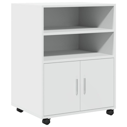 vidaXL Rollschrank Weiß 60x48x81 cm Holzwerkstoff Image
