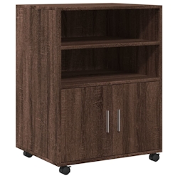 vidaXL Rollschrank Braun Eichen-Optik 60x48x81 cm Holzwerkstoff Image