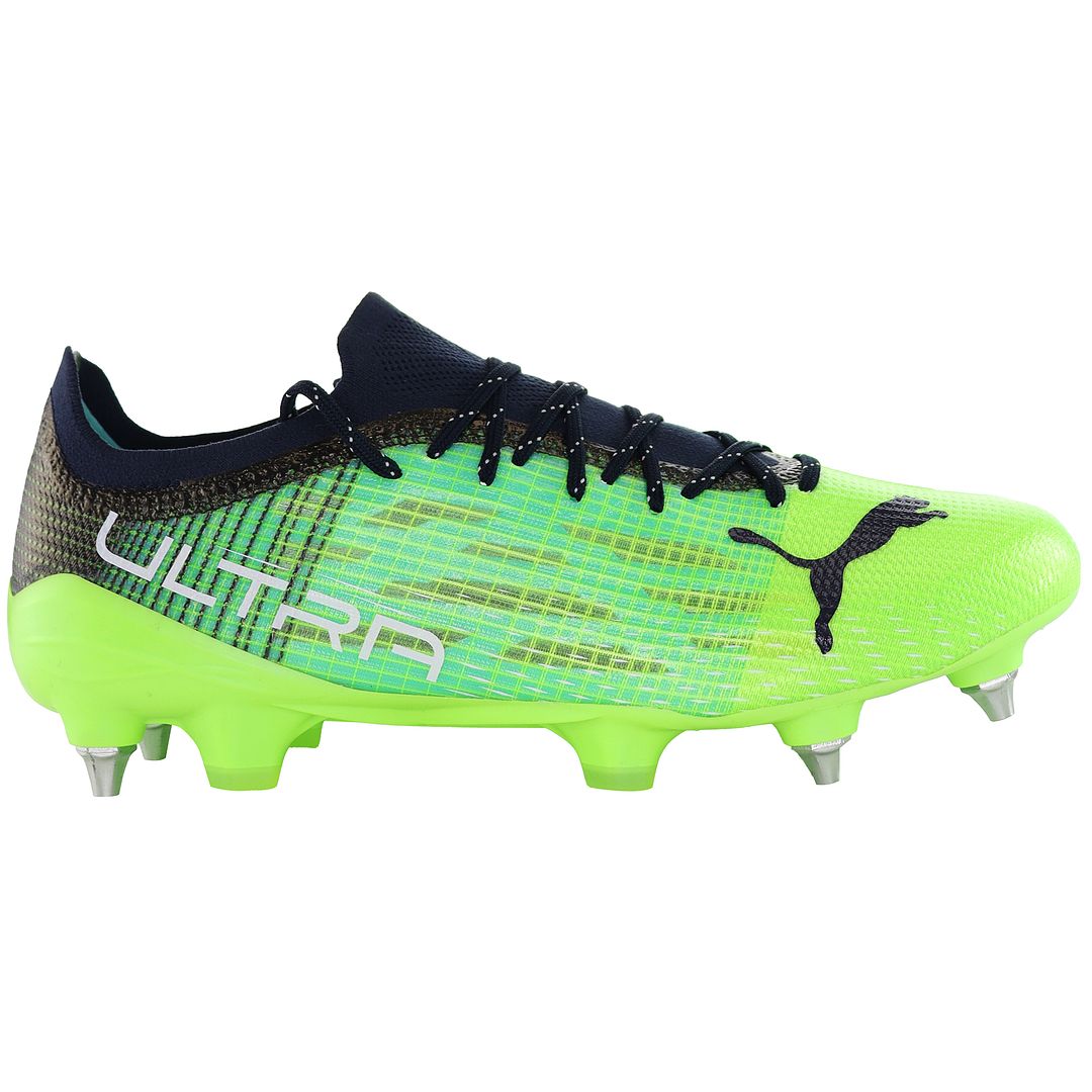 Puma Ultra 1.3 MxSG Grüne Herren-Fußballschuhe Image