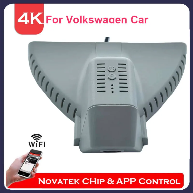 4K HD Plug-and-Play-WLAN-DVR-Dashcam für Skoda Superb B8 3V 2015 2016 2017 2018 2019 2020, vordere und hintere Kamera mit APP-Steuerung Image
