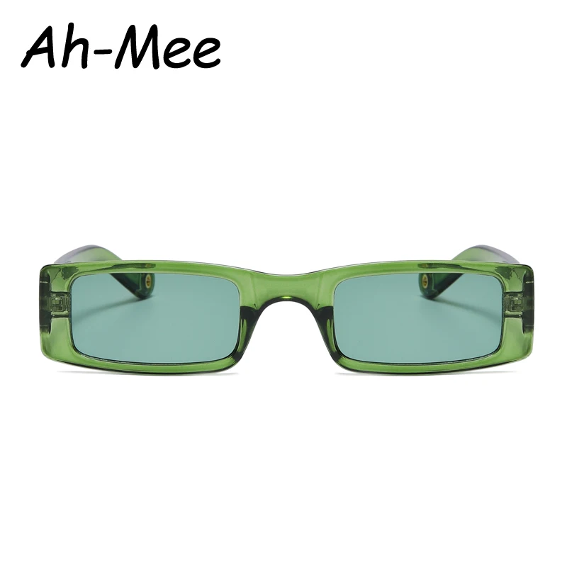 Wandern Camping Neue Rechteck Anti Licht Gläser Frauen Mode Kleine Quadratische Rahmen Kleie Gläser Männer Klar Grün Oculos UV400 Image