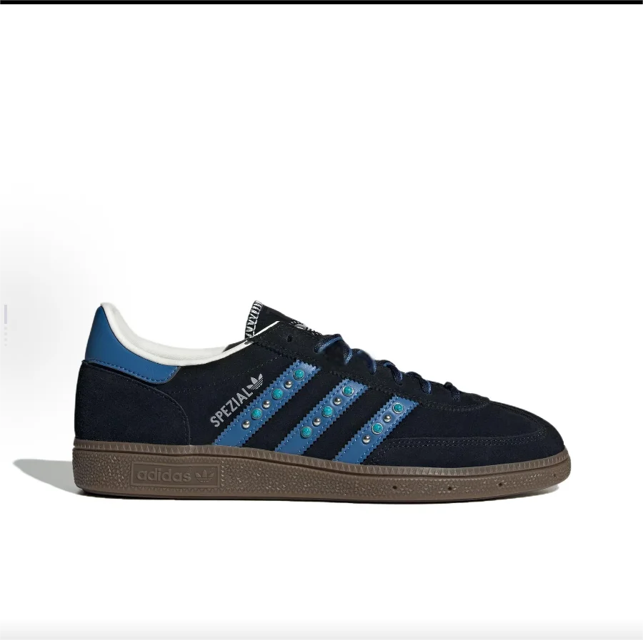 adidas Originals HANDBALL SPEZIAL Weiche und bequeme, langlebige Low-Top-Skateschuhe mit dünner Sohle, Unisex-Stil JQ9654