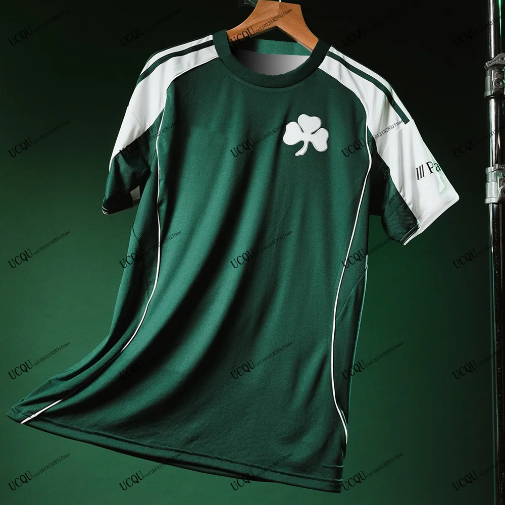Panathinaikos 2025-26 Griechenland Neuankömmling Athen 3D-gedrucktes Fußballtrikot Home Away T-Shirt Erwachsene KID Casual Sports Image
