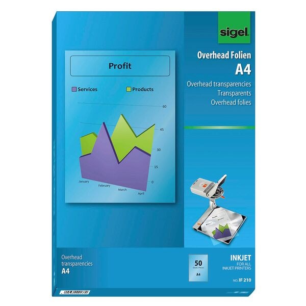 Sigel Inkjet-Transparentfolien »IF 210« Image