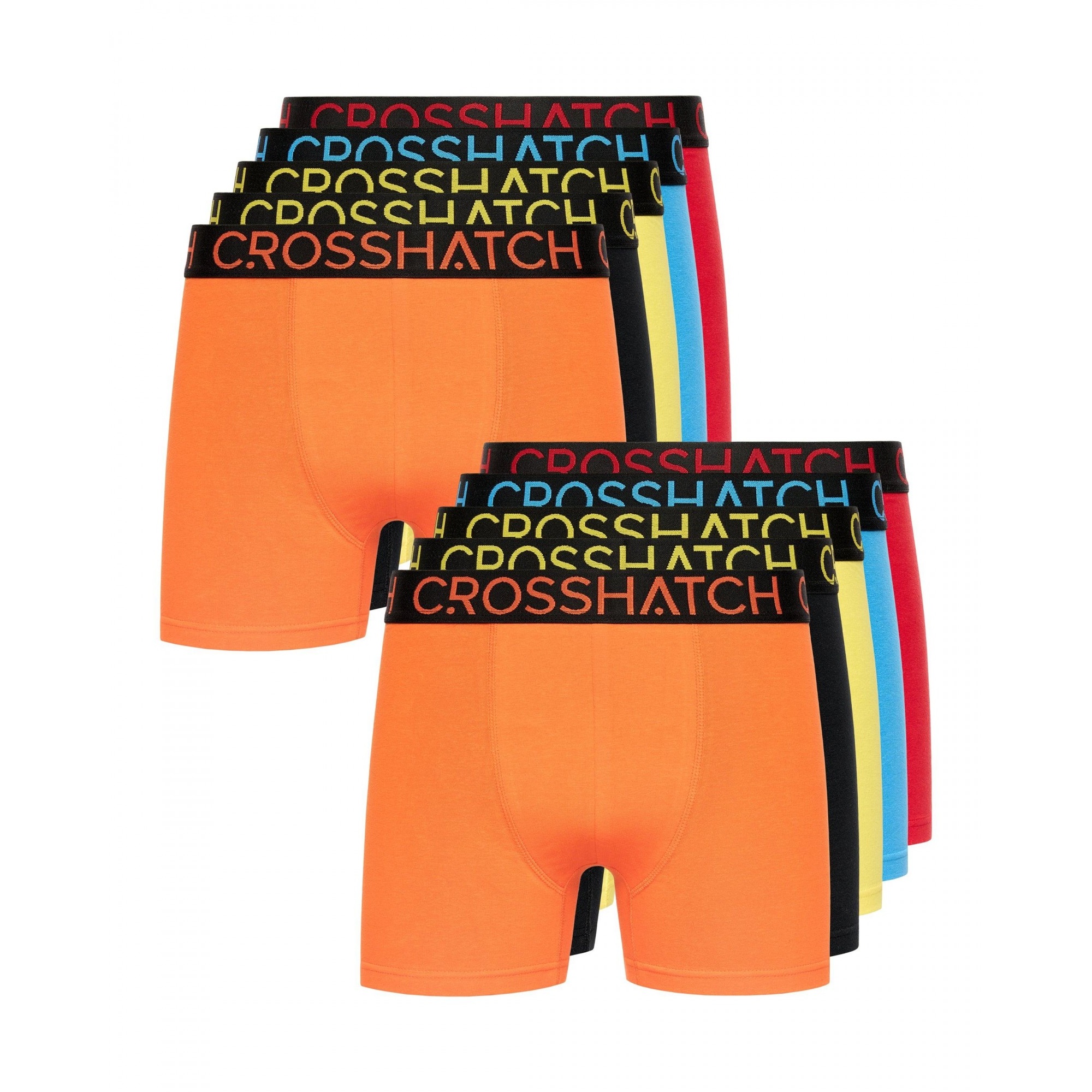 Crosshatch - "Highlighter" Boxershorts für Herren(12er-Pack) (Bunt) Image