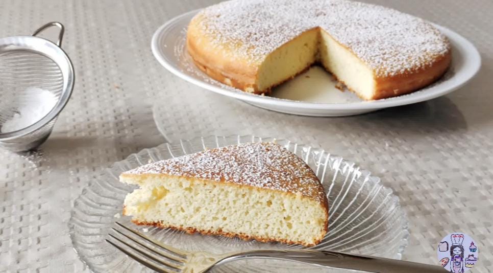 Ricetta della torta allo yogurt e mandorle senza glutine / Foto passo passo (download digitale)