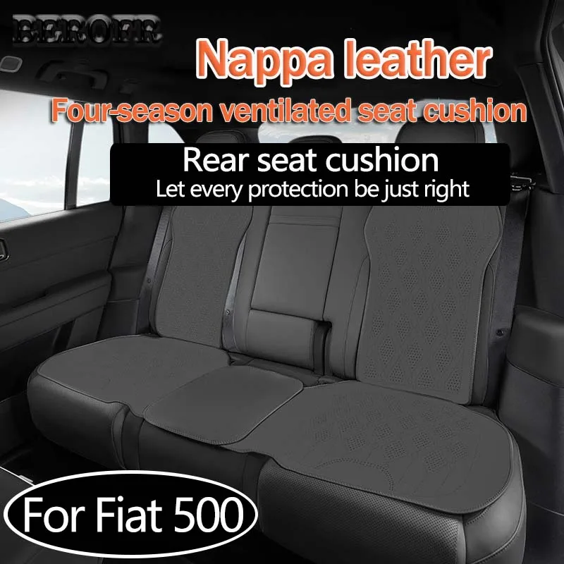 Coussin de siège de voiture pour Fiat 500 Grand Punto Fiat Abarth 595, adapté aux sièges toutes saisons, respirant, imperméable, résistant à l