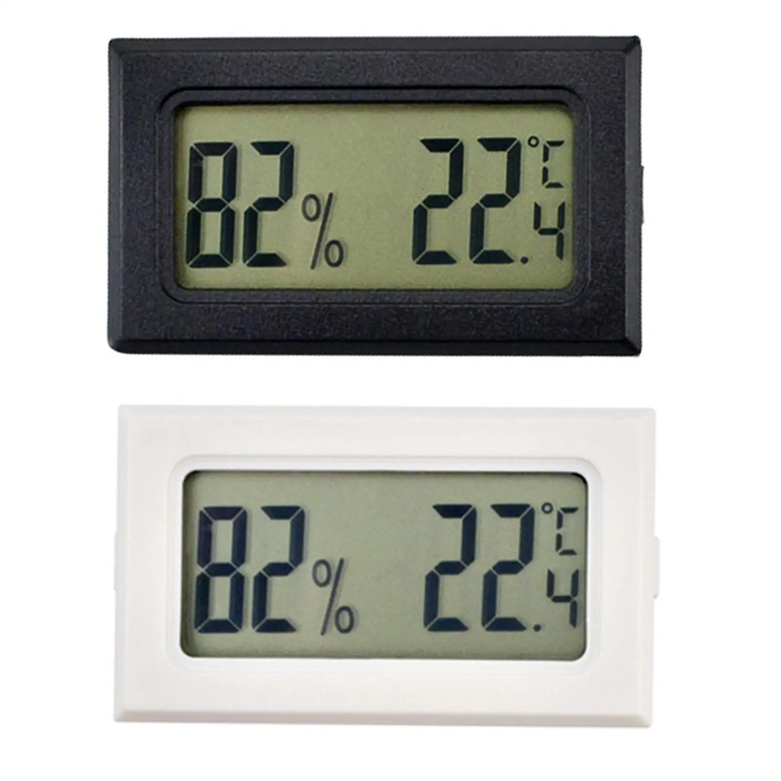 Mini nero bianco digitale LCD interno comodo sensore di temperatura misuratore di umidità termometro igrometro misuratore -50 ° C ~ +70 ° C