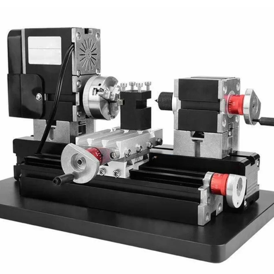 TZ20002MR Grote Power Mini Metall Rotaryende Drehbank 12000 U/min 60 W Motor Groter Verarbeitung Drehmaschine Maschine Image