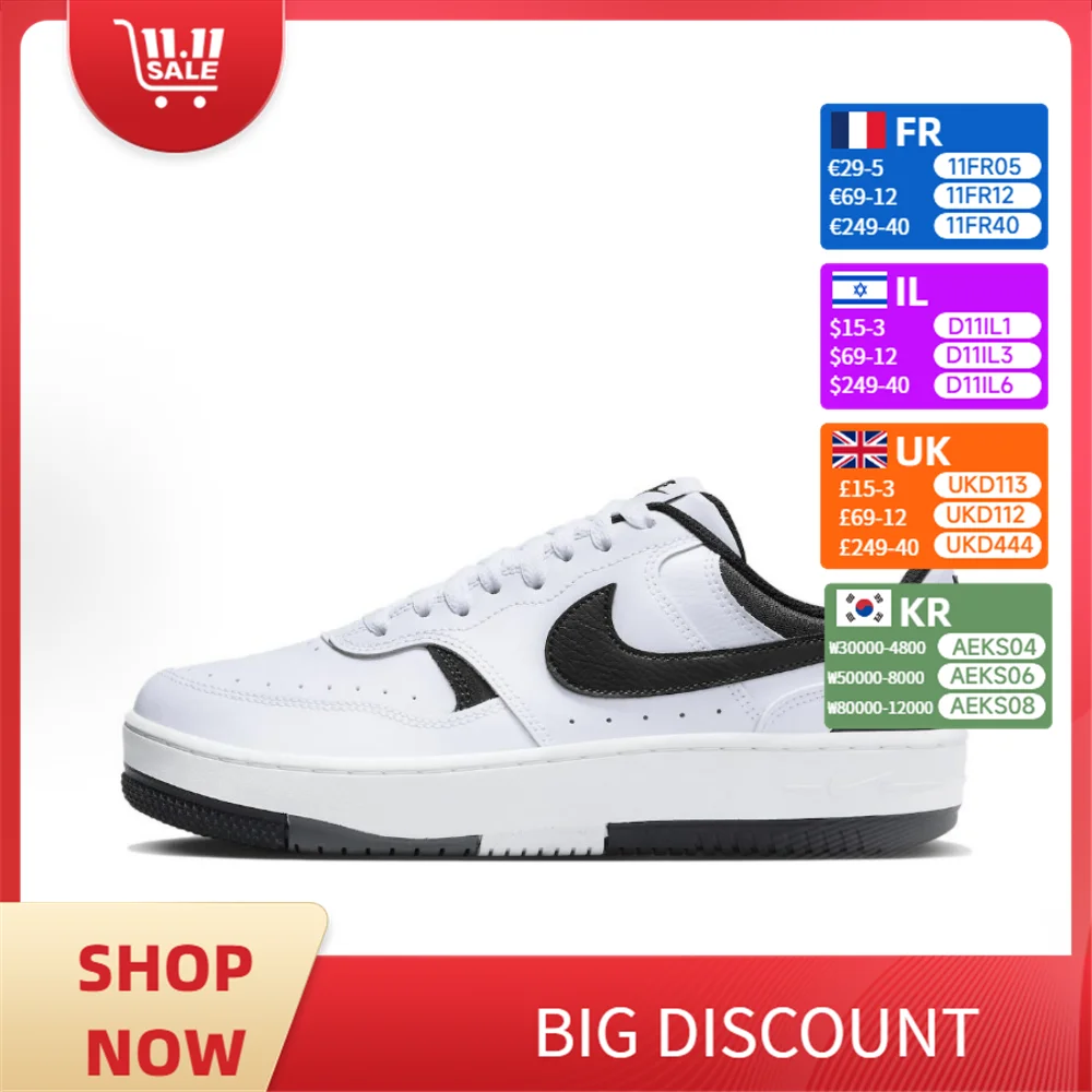 Nike Gamma Force Weiß Schwarz Low-Top-Skateschuhe für Damen Schwarz/Weiß DX9176100