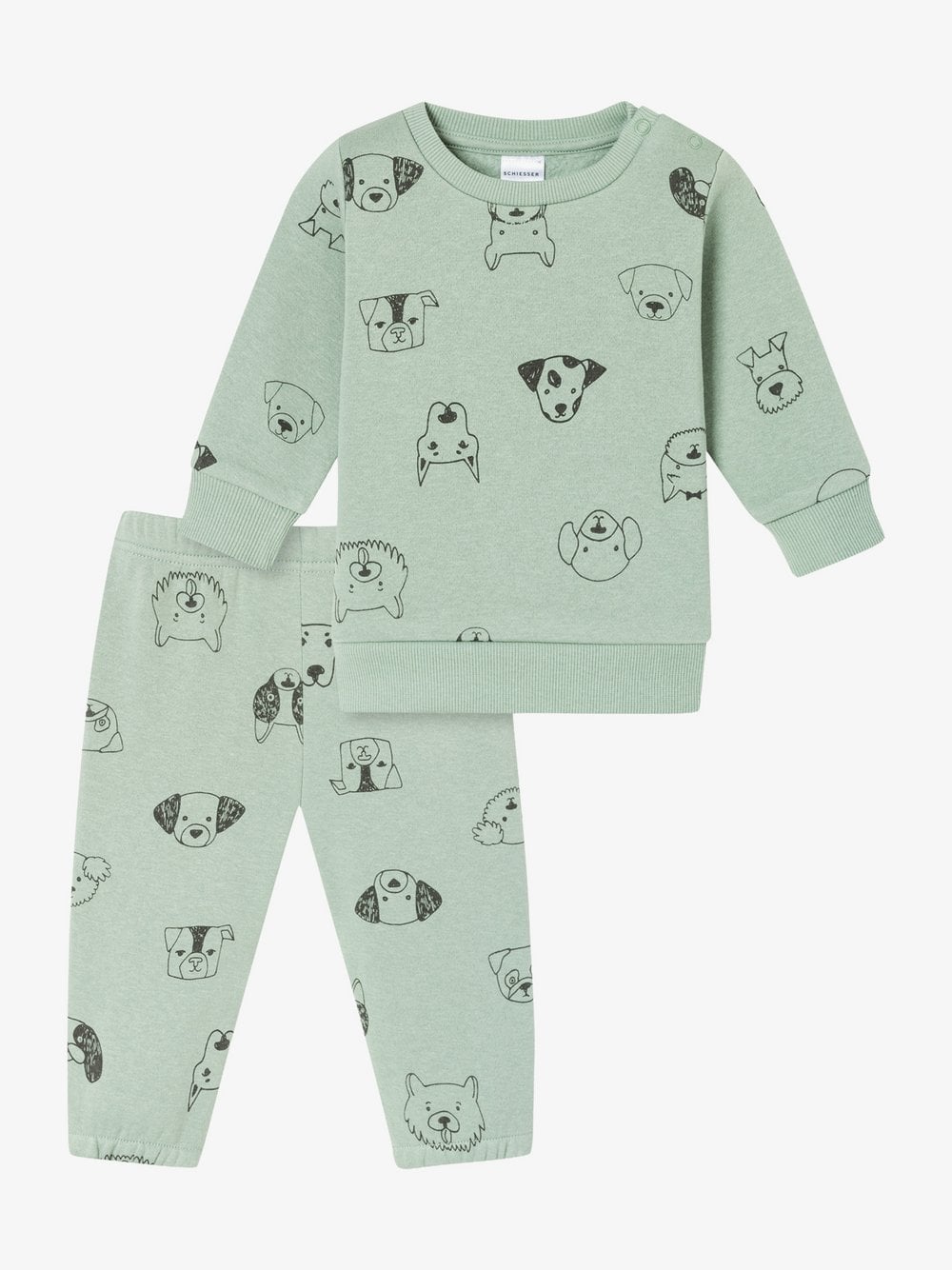 Schiesser Pyjama Mädchen oliv, 92 Image