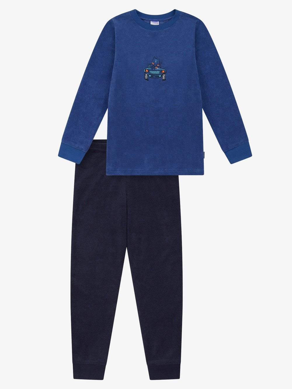 Schiesser Pyjama Jungen blau, 128 Image