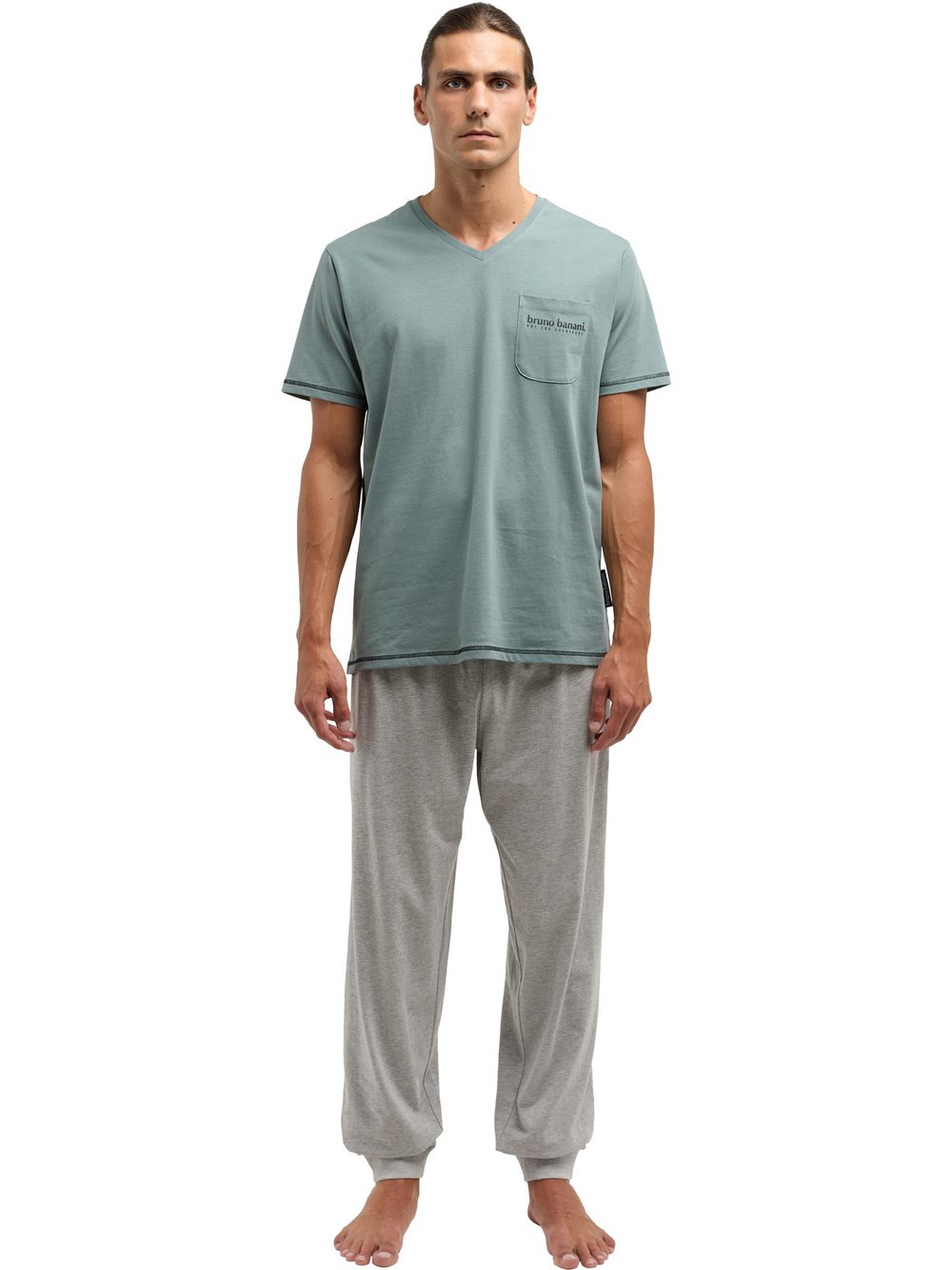 Bruno Banani Schlafanzug Herren melange, XL Image