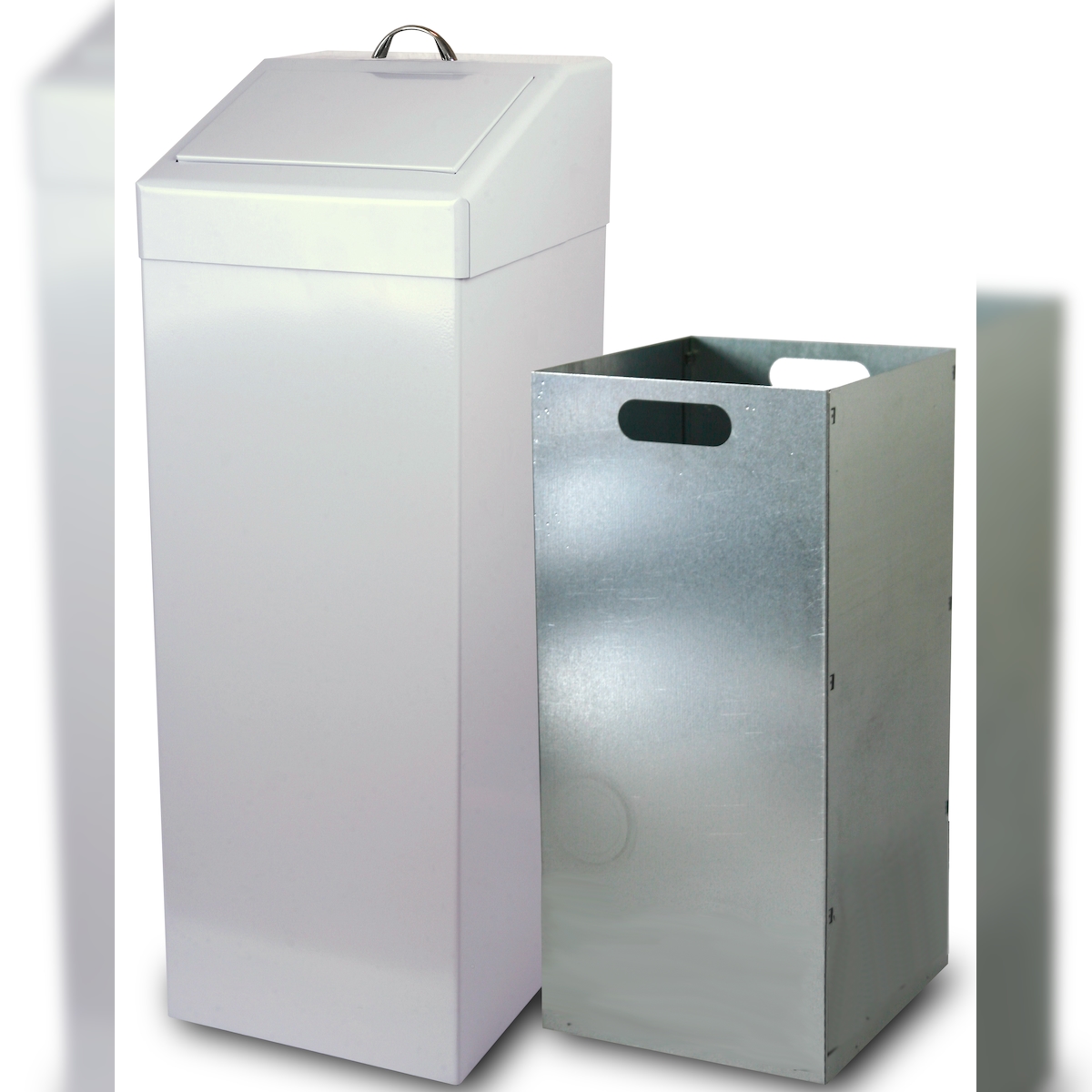 Szagato Wertstoffsammler 87 ltr., HxBxT: 90x34x38cm, grau, inkl. Innenbehälter 87 ltr. (Abfalleimer, Abfallbehälter, Mülleimer) Image