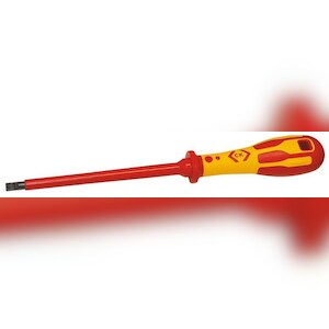 Dextro VDE Schraubendreher, Schlitz, Klinge: 4,0 x 100 mm, 207 mm Image