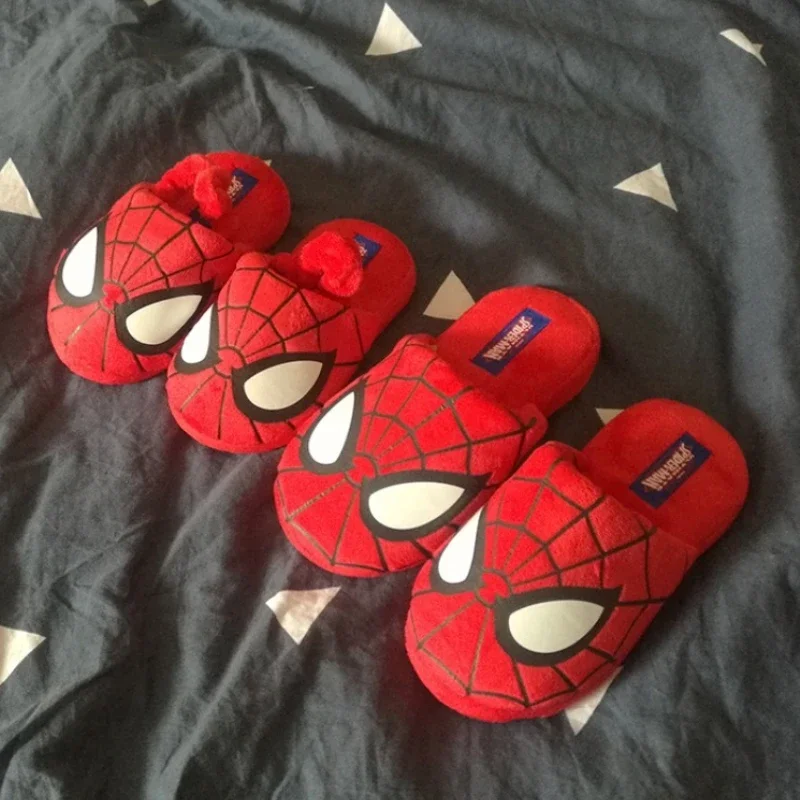 MARVEL Spiderman garçons chaussures décontractées automne et hiver enfants maison chaussures anti-dérapant chaussures pour enfants chaussures