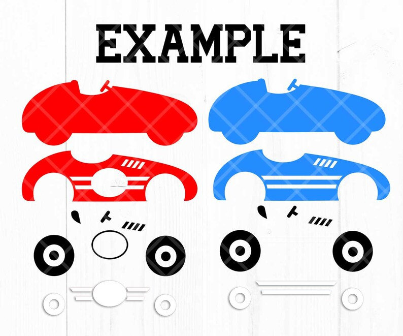 Pacchetto SVG di auto da corsa, SVG di auto da corsa retrò, SVG di auto da corsa, SVG di corse, Clipart di auto da corsa, Clipart di corse, File di ta