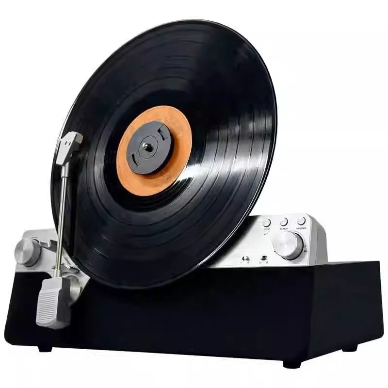 Bluetooth 5.0 Vinyl-Player, vertikaler automatischer Plattenspieler Image