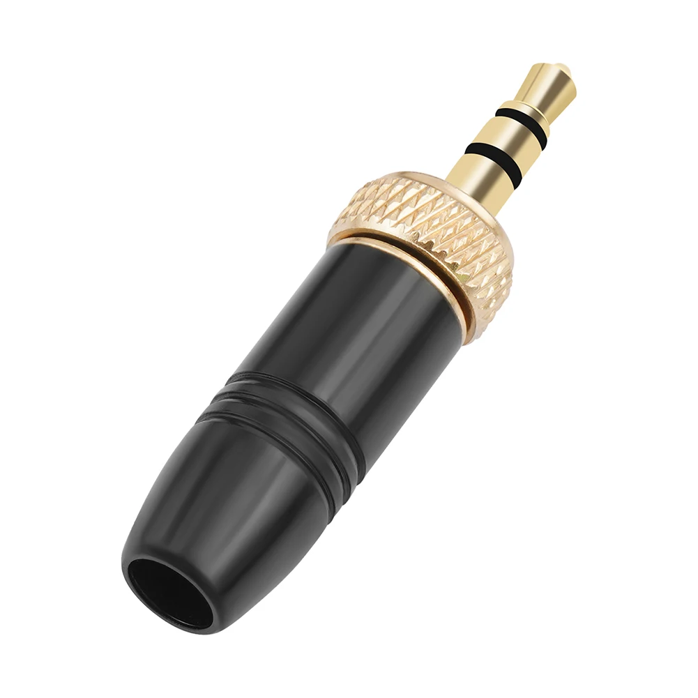 3,5-mm-Audiostecker mit M6-Innengewinde, Metallstecker, Stereo-Kopfhöreranschluss, Stecker für kabelloses Lavalier-Mikrofon Image