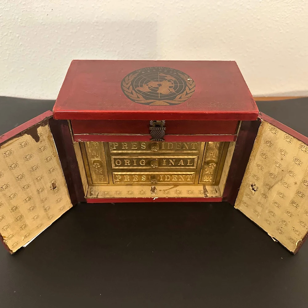 Die Vereinigten Staaten der amerikanischen GOLDEN GUN Box 3er Bullets Sun Yat-sen Sammelbox für schöne Sammlerstücke Image
