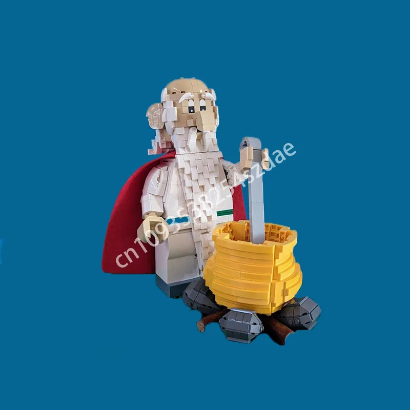 1373 Stück MOC Panoramix / Getafix / Miraculix Bausteine Konstruktion Weihnachten Spielzeug Geschenk Bildung kreativer Teenager Image