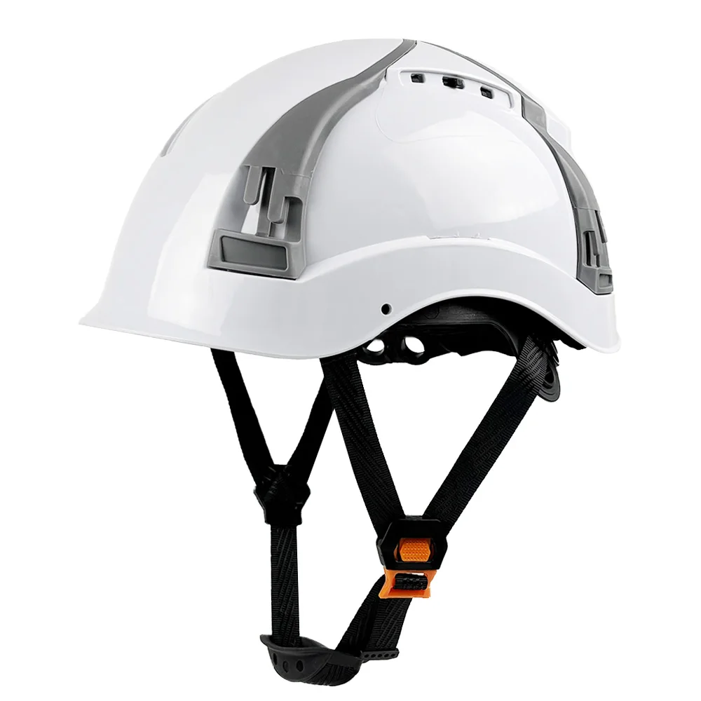 Casque de sécurité de Construction CE avec fente de ventilation réglable, casque rigide ABS, chapeau de travail d'ingénieur, casquette de sécurité d'escalade en plein air ANSI Z89.1