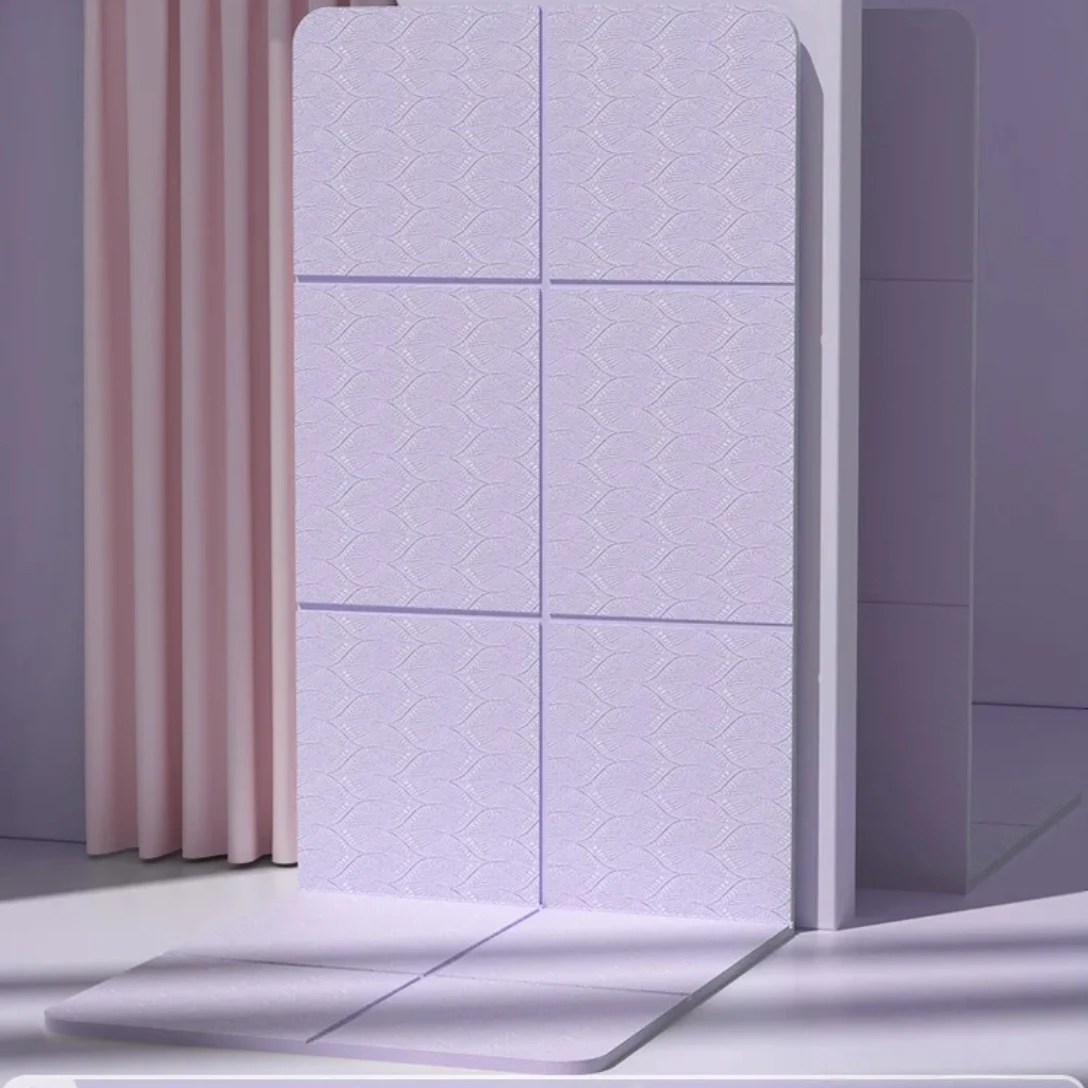 Foldable Yoga Mat Mute Eco Friendly Folding Travel Fitness Exercise Double Sided Non-Slip For Pilates & Floor Workouts Dance