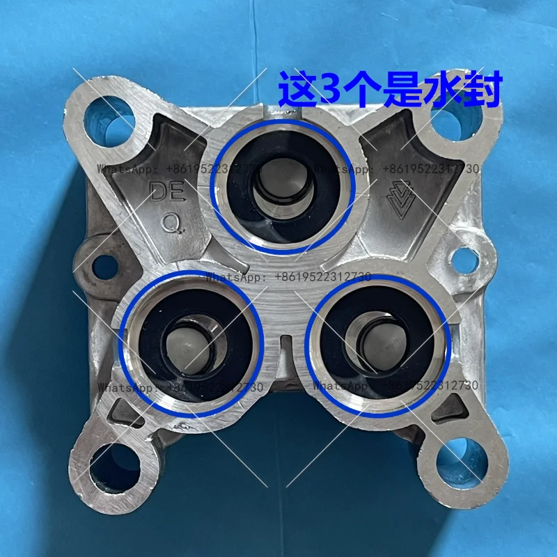 K5 original hochdruck auto waschmaschine reinigung maschine pumpe kopf pumpe sitz wasser einlass wasser auslass zubehör