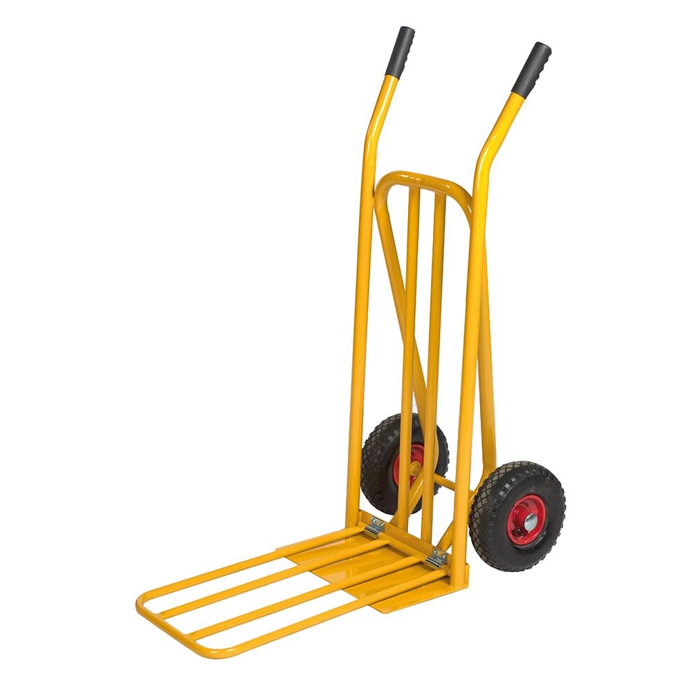 Oswald Transportgeräte Sackkarre 250 kg, schmal, klappbarer Ladebügel, Luftreifen Image