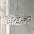 Robert Abbey 35"W Bling 6-Light Large Crystal Chandelier