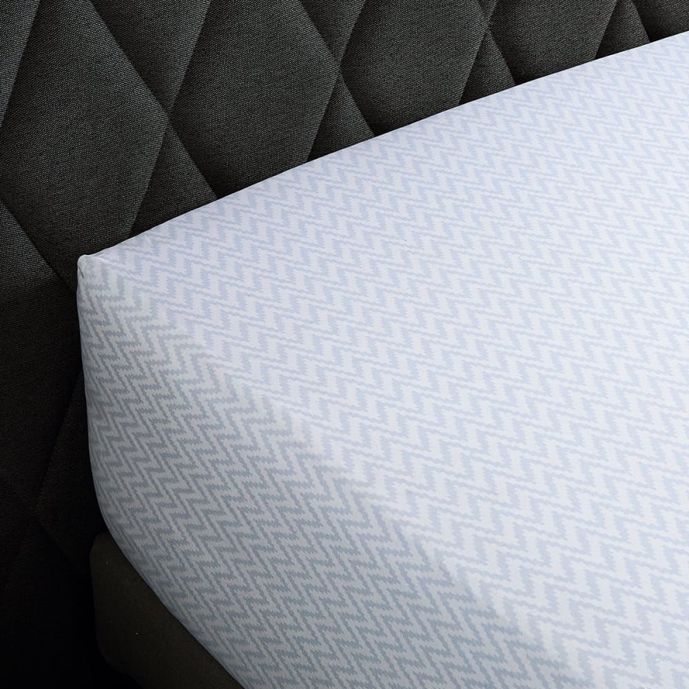 Drap housse satin blanc 140x190 cm