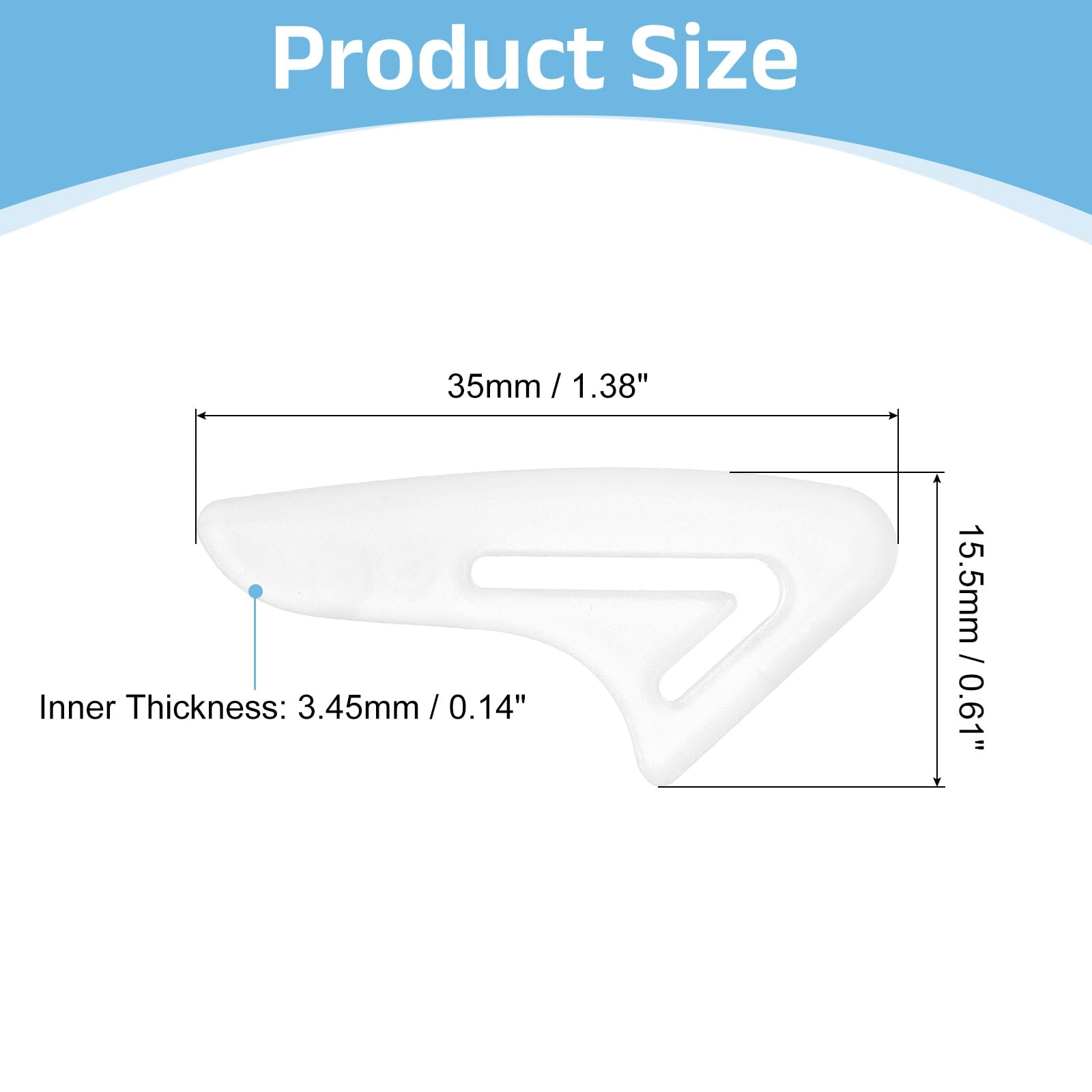 Blade Knife Tip Protector Cover, Plastic Guard Sleeves Clear Blade Tip Sleeve Cover for Kitchen