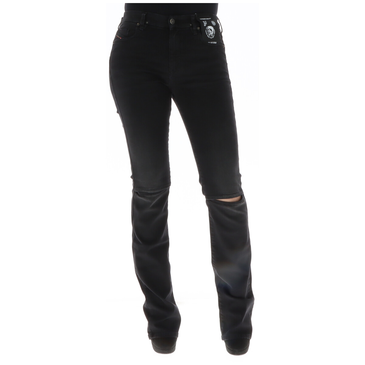 Diesel Damen schwarze Jeans Image