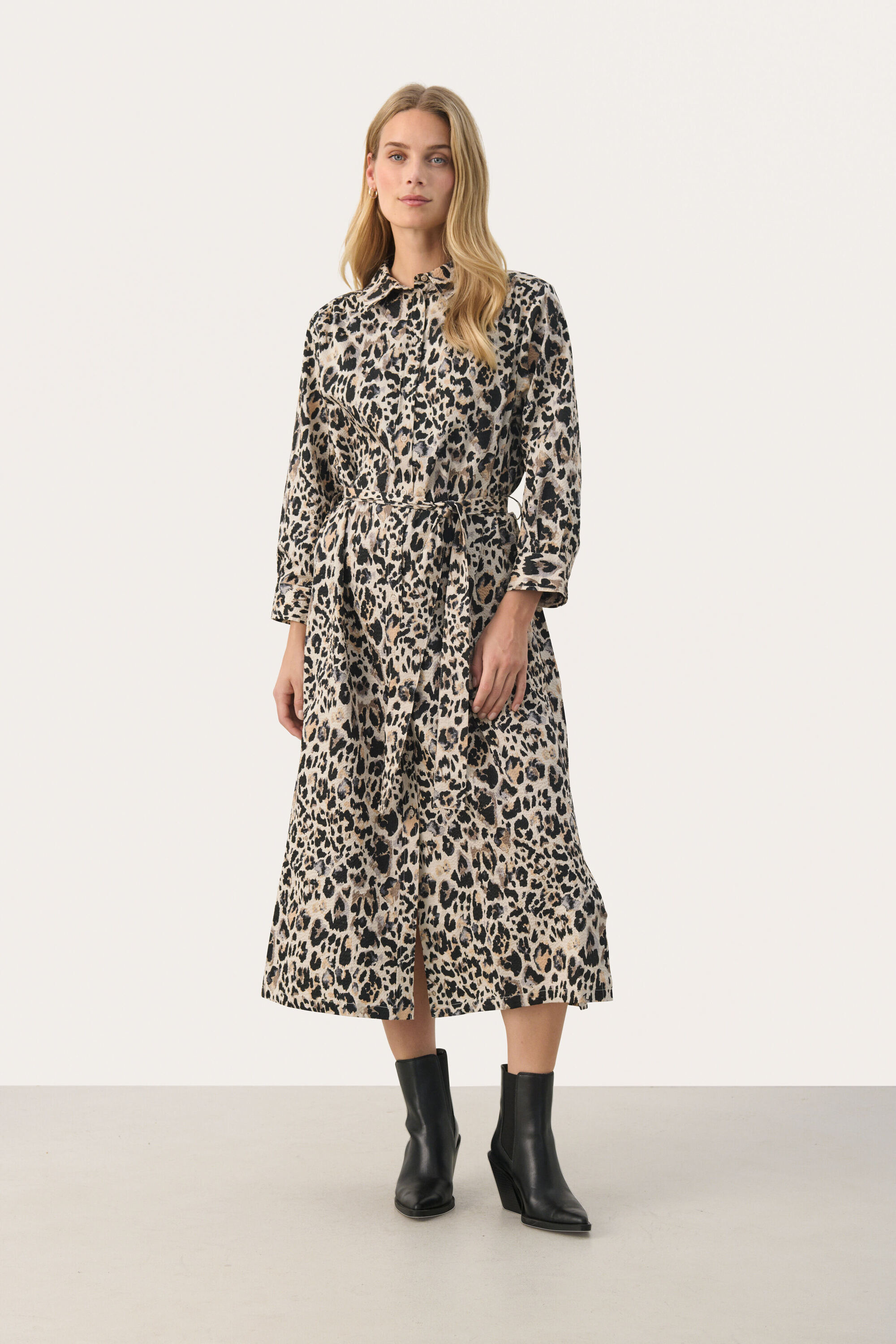 Kleid Gerade Passform animal Image