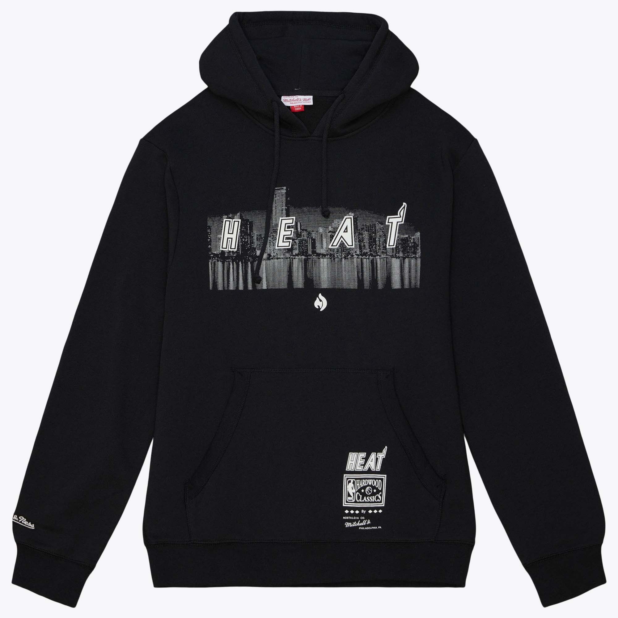 Miami Heat Mitchell & Nessx Nicky Jam Cityscape Hoodie Image
