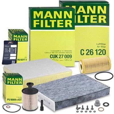 Mann-filter Inspektionspaket Set B [Hersteller-Nr. 40975482] für Fiat, Nissan, Opel, Renault Image