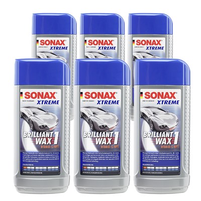 Sonax 6x 500ml XTREME Brilliant Wax 1 Hybrid NPT [Hersteller-Nr. 02012000] Image